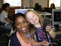 Child at Talk Tech Camp